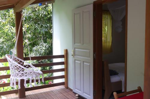 Balkon/teras, APPARTEMENT MILO 1 in Bouillante
