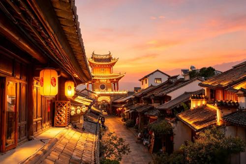 喜舍设计师中式庭院花园民宿 – khách sạn tại Weishan