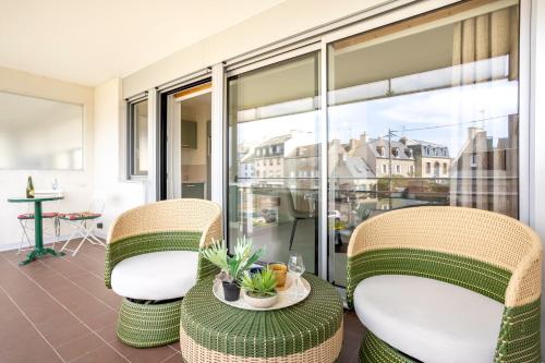La pause iodée Studio grand balcon - Location saisonnière - Concarneau