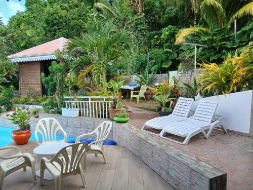 puutarha, La Villa Rosier in Le Francois