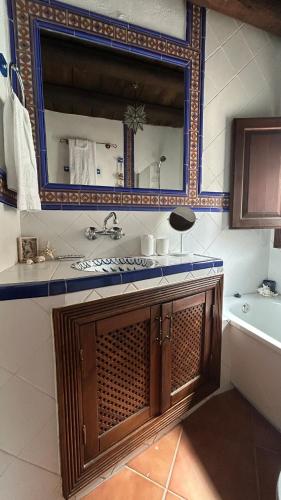 Fürdőszoba, casita Lluvia Blanca in Restabal