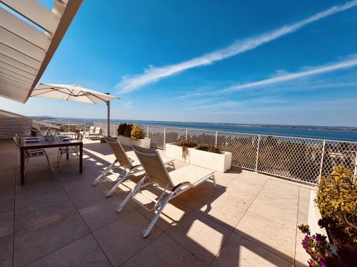 Duplex de standing face Etang de Thau - Location saisonnière - Sète