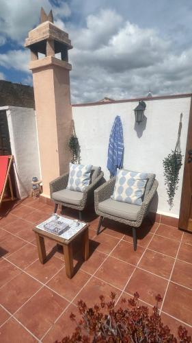 Erkély/terasz, casita Lluvia Blanca in Restabal