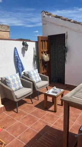 Erkély/terasz, casita Lluvia Blanca in Restabal