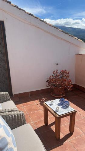 Erkély/terasz, casita Lluvia Blanca in Restabal