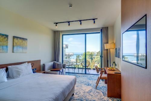 Habitación doble, deluxe, vistas al mar, balcón