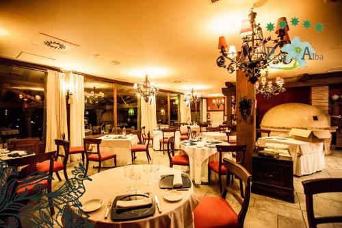 Restorāns, Hotel Ruralis Pena Del Alba in Arroyomolinos de la Vera