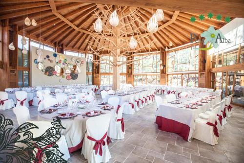 Banketu zāle, Hotel Ruralis Pena Del Alba in Arroyomolinos de la Vera