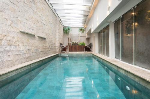 Úszómedence, Hotel Palmas Executivo in Balneario Camboriu