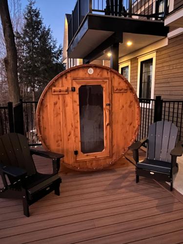 sauna, Escale vélo & Spa en Estrie (Escale velo & Spa en Estrie) in Bromont (QC)