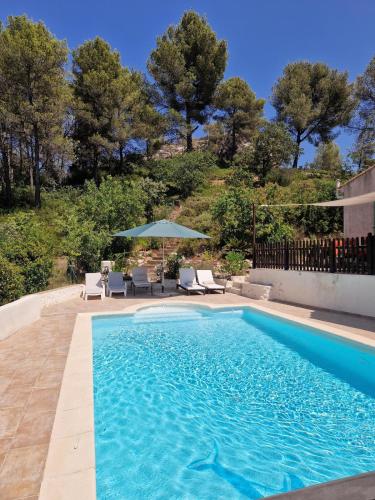 Villa Paradisio - Jolie villa climatisée avec piscine et jardin privés parking proche centre ville – khách sạn tại Luynes