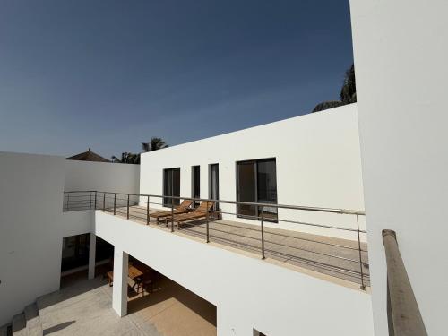 Balcony/terrace, Exceptional villa with stunning views in Cap Skirring