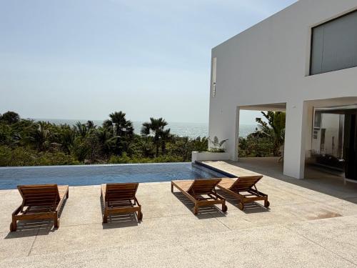 Swimming pool, Exceptional villa with stunning views in Cap Skirring