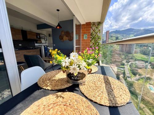 apartamento en zona campestre con vista a las montañas