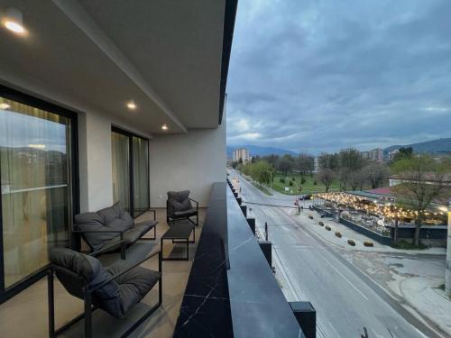 Balkong/terasse, Gravity Apartments & Bar in Bitola