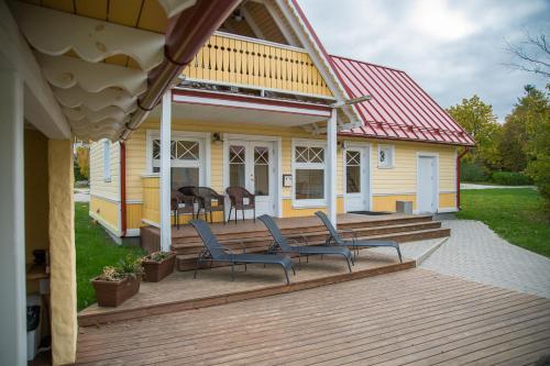 Exterior view, Posti Hostel in Kärdla