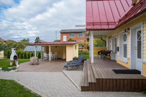 Exterior view, Posti Hostel in Kärdla