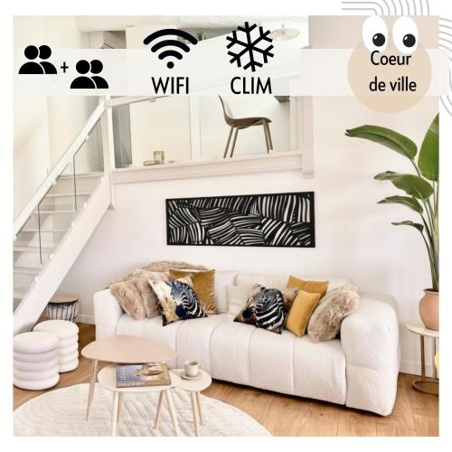 La petite pepite coeur Béziers by GC - Clim - Wifi