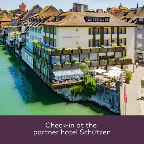 Hotel Schiff am Rhein in Rheinfelden, Schweiz