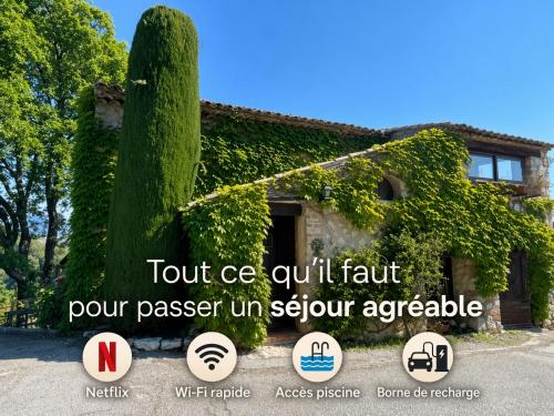Maison atypique avec vue à Saint Paul de Vence