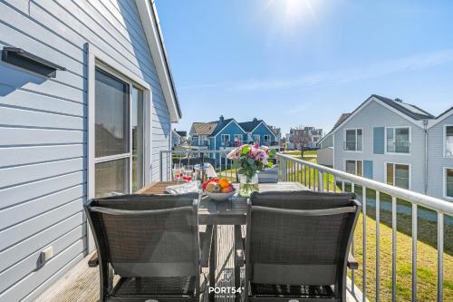Balcony/terrace, Ferienwohnung Havhus Olpenitz in Olpenitz