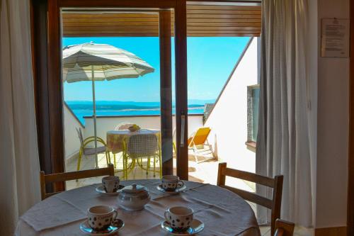 balkon/terras, Bella Vista Apartments in Sopaljska