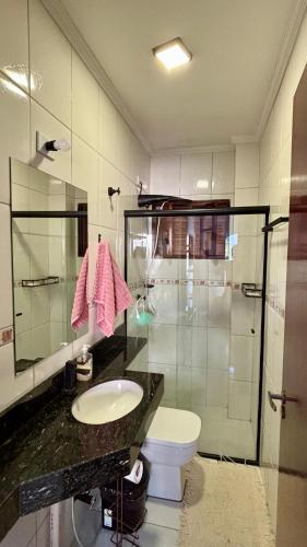 ห้องน้ำ, Apto Itaguá - UBATUBA - SP (Apto Itagua - UBATUBA - SP) in ปรายา โด อิตากวา