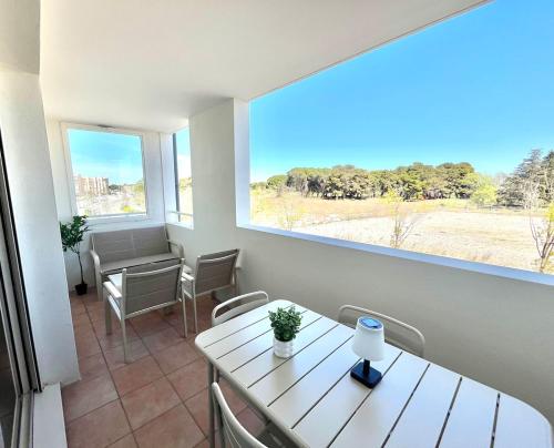 T2 cabine 5 personnes - piscine- proche mer - Clim