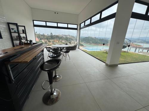 virtuve, Casa Vista Igaratá (Casa Vista Igarata) in Igaratá