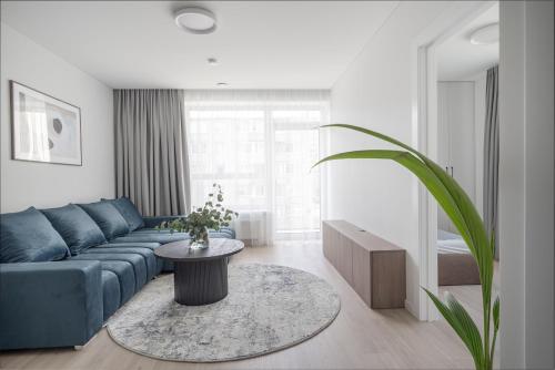 Uptown Quiet 2bed, Full kitchen, 2desks, Parking, Bath – khách sạn tại Vilkpede