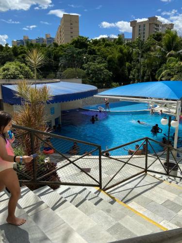 Swimming pool, Apartamento Aguas da Serra in J Jeriquara