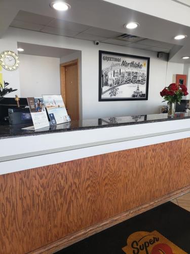 Lobby, Super 8 By Wyndham Chicago Northlake O'Hare South in South O'Hare