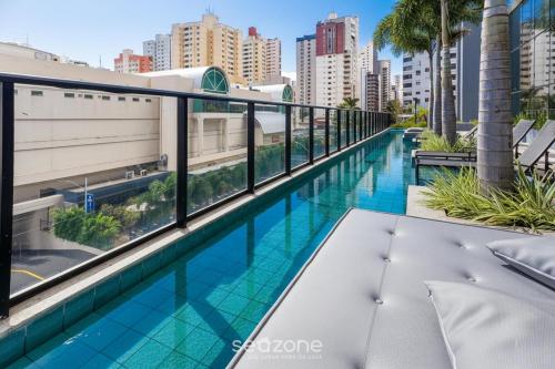 bazen, Aptos em cond. c/ Piscina a poucos passos do Parque Vaca Brava - OBDs in Bueno