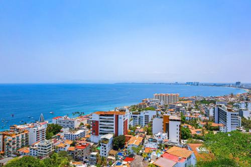 Dog-friendly ocean view penthouse & studio with a full kitchen & kitchenette
