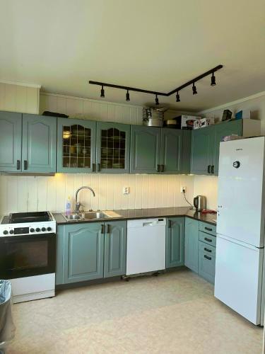 廚房, Spacious seaside apartment with balcony in 瑟雷薩