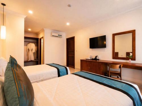 Le Kree Downtown Hotel Room Type - Deluxe Twin with Balcony