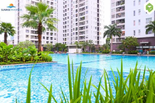 Swimming pool, Sunrise Riverside by Tam House with Gym and Pool in Phuoc Kien