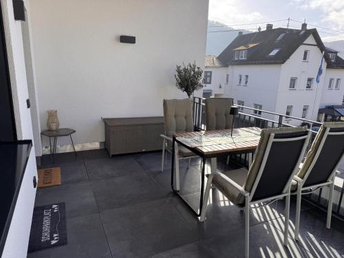Balkon/Terrasse, Ferienwohnungen Bopparder Hamm in Spay