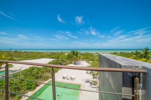 Beachfront Villas with Private Pool Steps to the Sea! in Chicxulub, Mexico