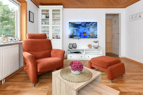 Fewo Mohnblume, Familienfreundliche Wohnung mit Außenspielanlage im Grünen (Fewo Mohnblume, Familienfreundliche Wohnung mit Außenspielanlage im Grunen) in Utarp