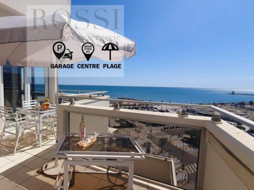 Beau T2 Vue mer à l'infini ! Avec garage privé - ROSSIconciergerie - Linge inclus