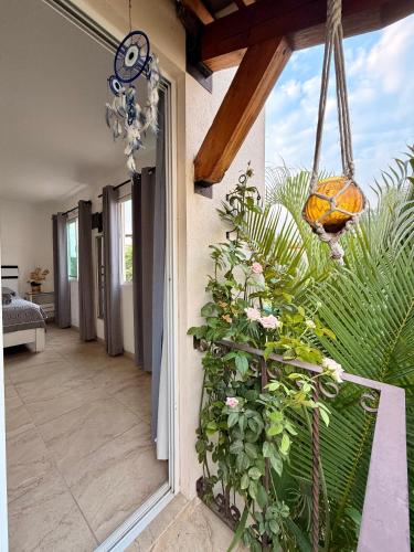 Casa con terraza frente alberca in Crucero Tezoyuca