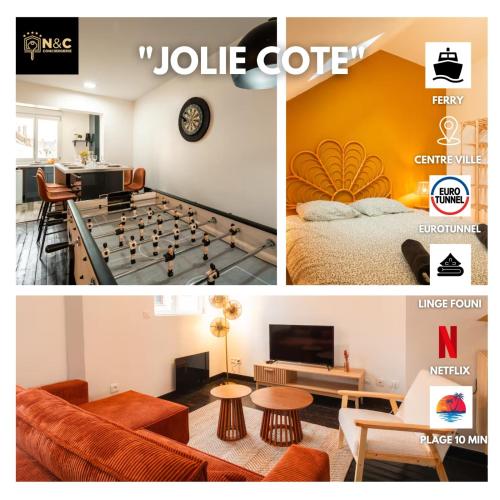 Jolie Côte-Apt 2 ch 4 à 6 pers Calais St-Pierre