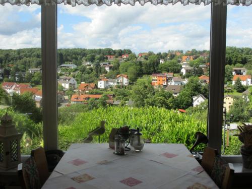 Restaurant, Pension Talblick in Hochst i. Odw.