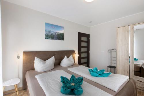 Viesnīcas āriene, Lifestyle Ferienhaus in Muldestausee