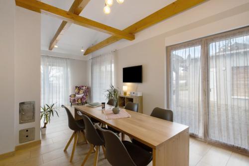 Viesnīcas āriene, Lifestyle Ferienhaus in Muldestausee