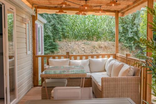 Mobil Home les pieds dans l'eau
