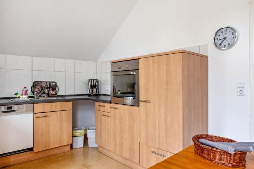 virtuve, Ferienwohnung Flut am Weserstrand in Hagen im Bremischen