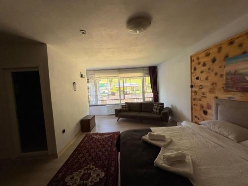 1 king bed, 1 sofa bed