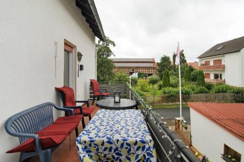 A szálláshely kívülről, Ferienwohnung Storchenblick in Meinhard